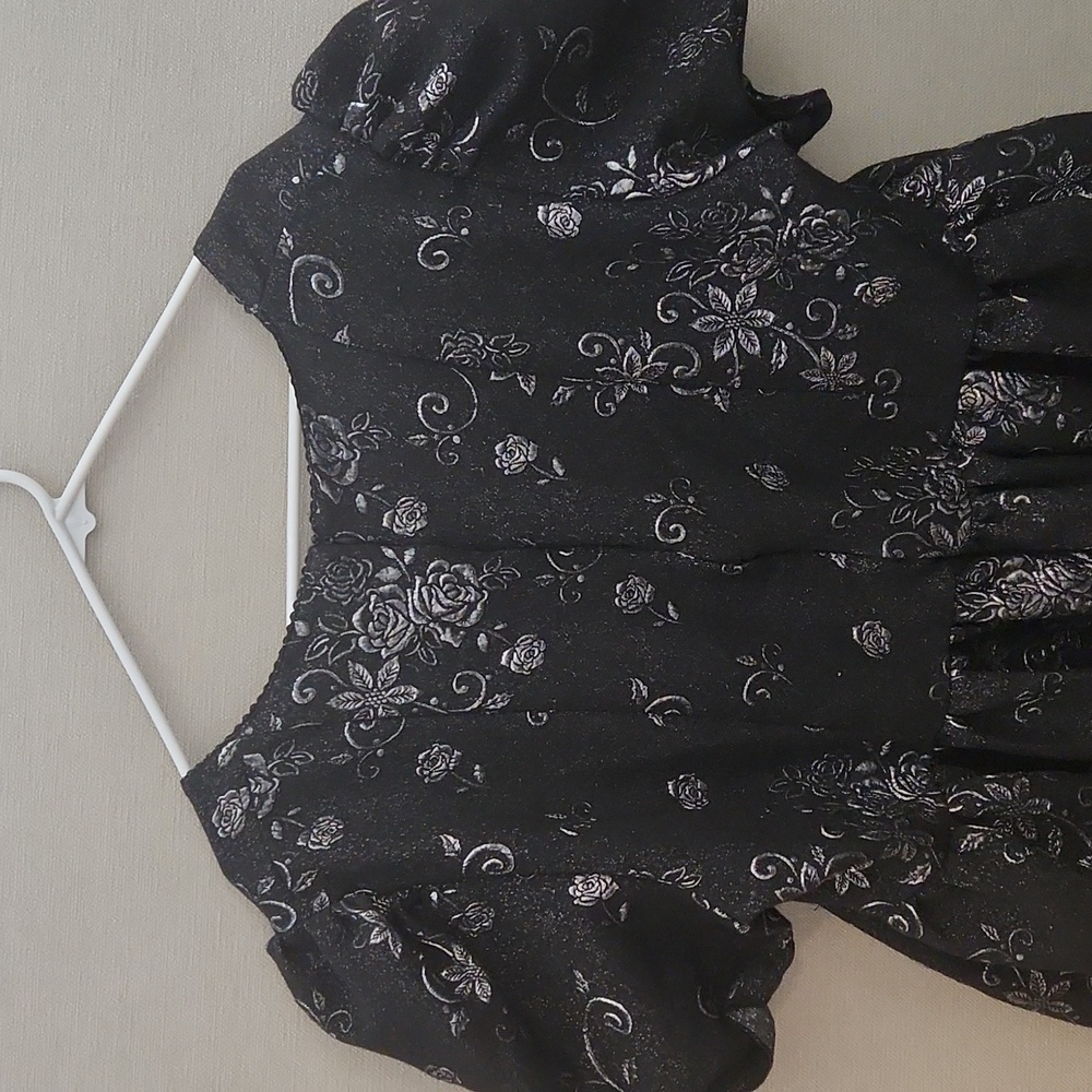 Widow X Dolls Kill Enchanting Night Music Brocade Babydoll Dress Size 3X - Picture 7 of 16
